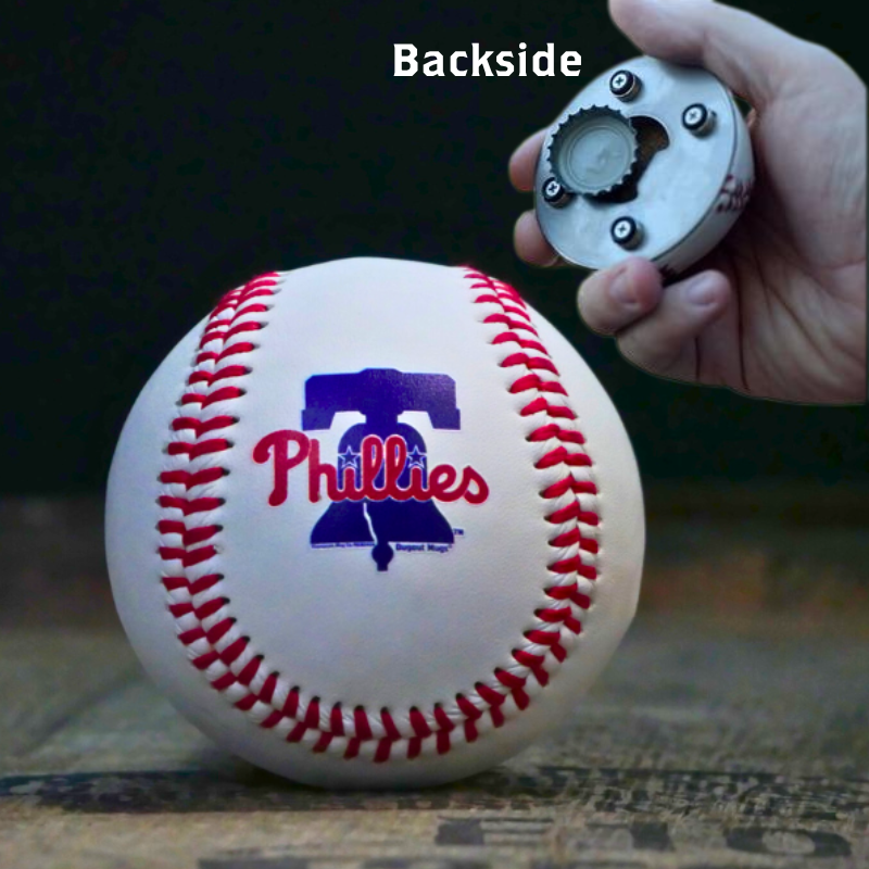 Collection of Philadelphia Phillies Cutter® Baseball Bottle Opener in a gallery layout